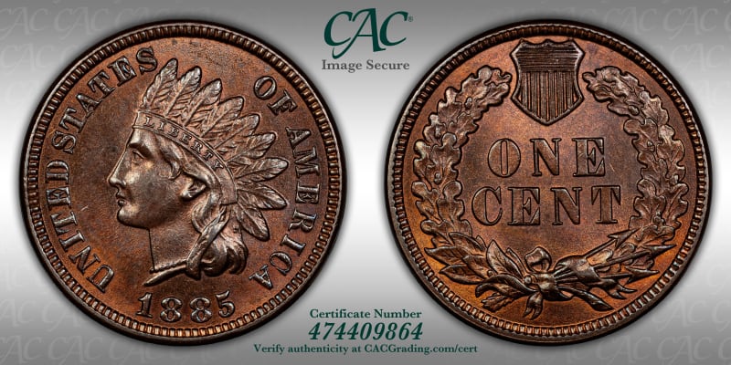 CAC Grading Coin Image Secure