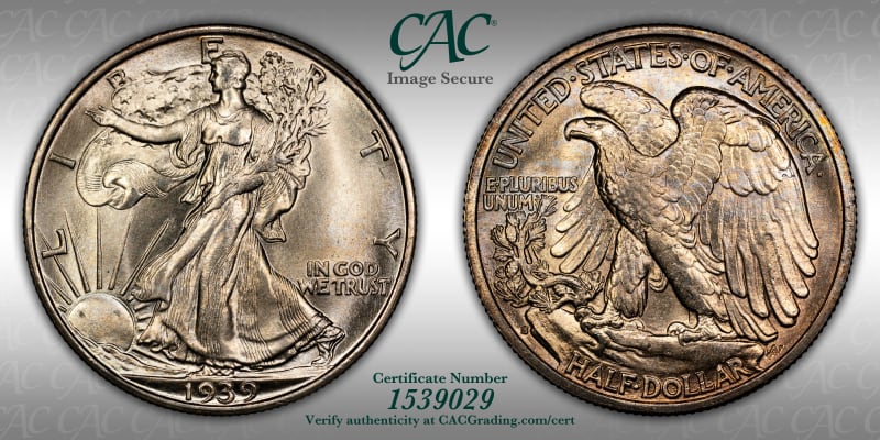 CAC Grading Coin Image Secure