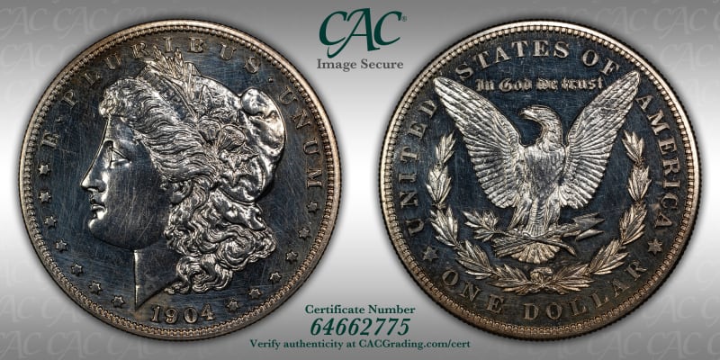 CAC Grading Coin Image Secure