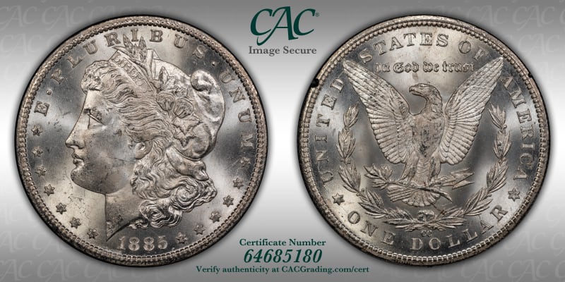CAC Grading Coin Image Secure