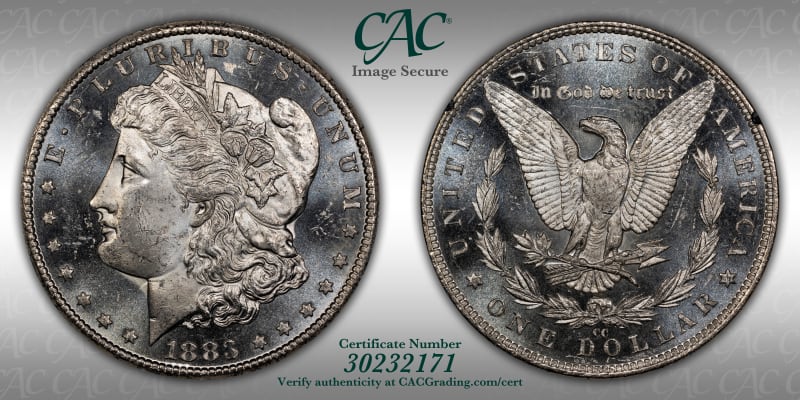 CAC Grading Coin Image Secure