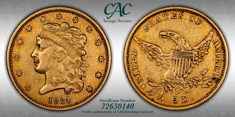 CAC Grading Coin Image Secure