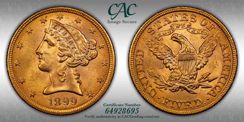 CAC Grading Coin Image Secure