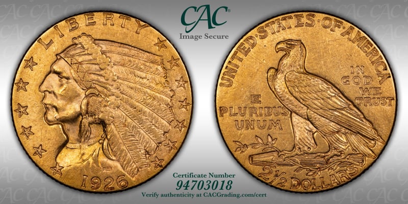 CAC Grading Coin Image Secure