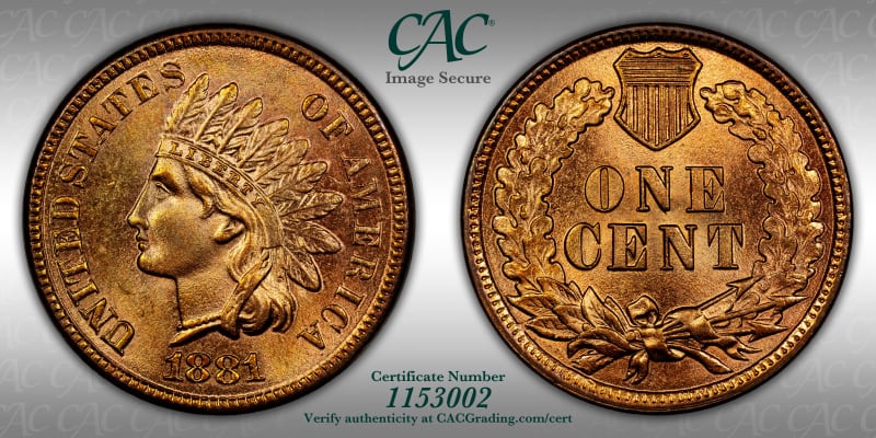 CAC Grading Coin Image Secure