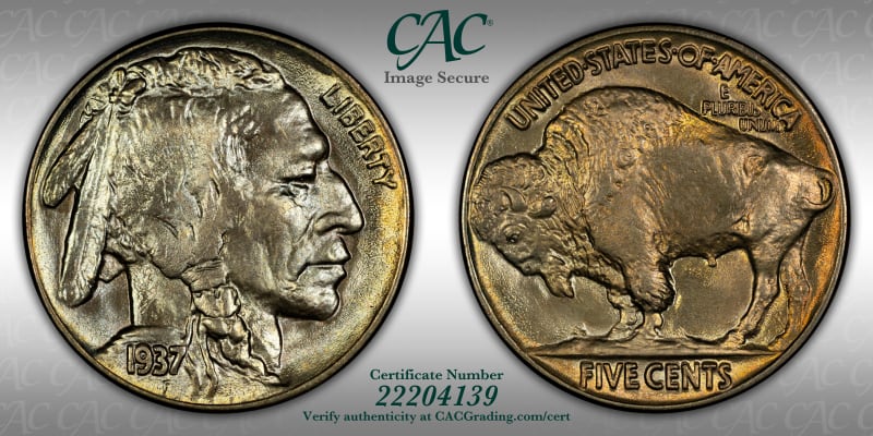 CAC Grading Coin Image Secure