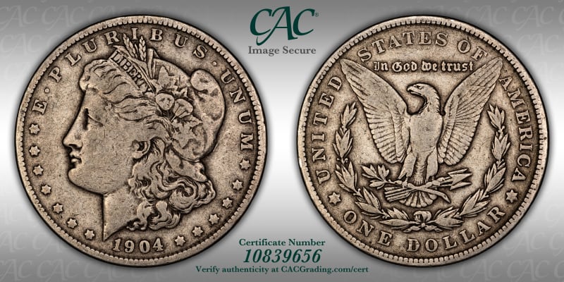 CAC Grading Coin Image Secure