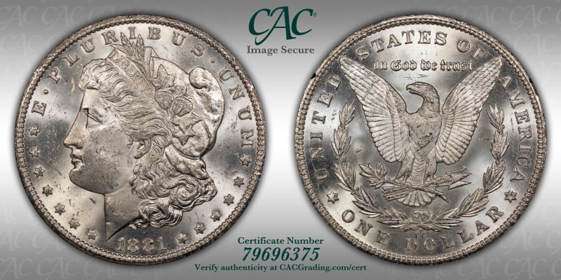 CAC Grading Coin Image Secure