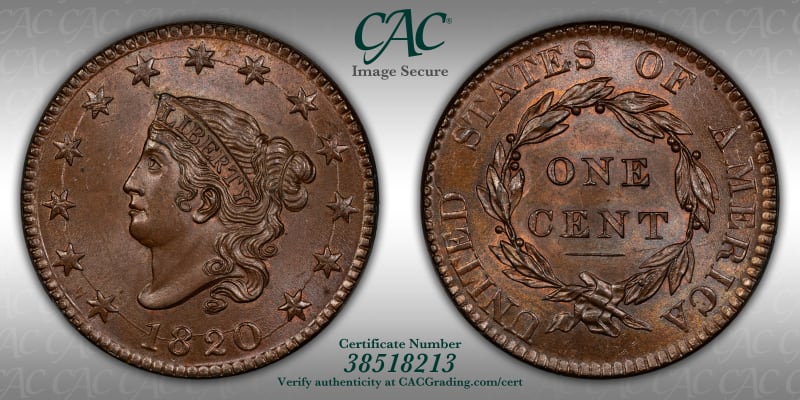CAC Grading Coin Image Secure