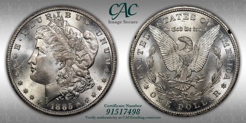 CAC Grading Coin Image Secure