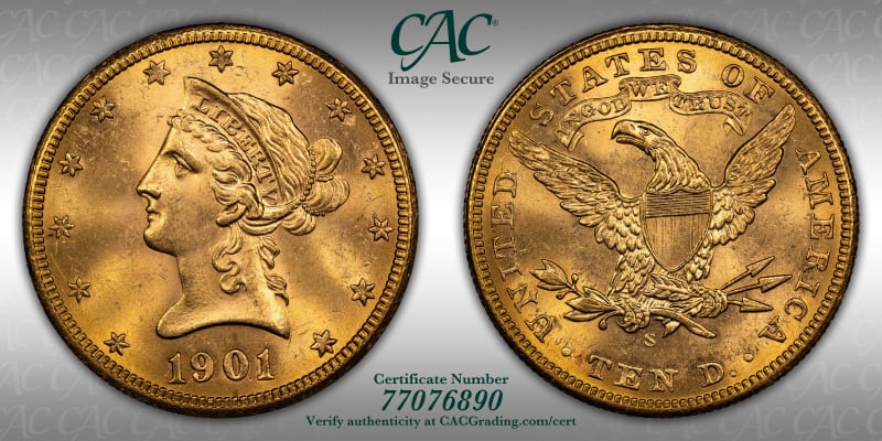 CAC Grading Coin Image Secure