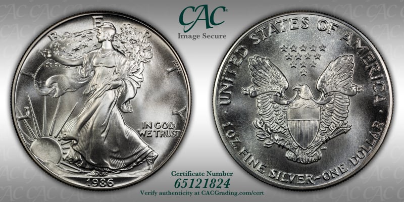 CAC Grading Coin Image Secure