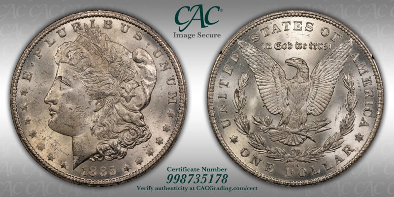 CAC Grading Coin Image Secure