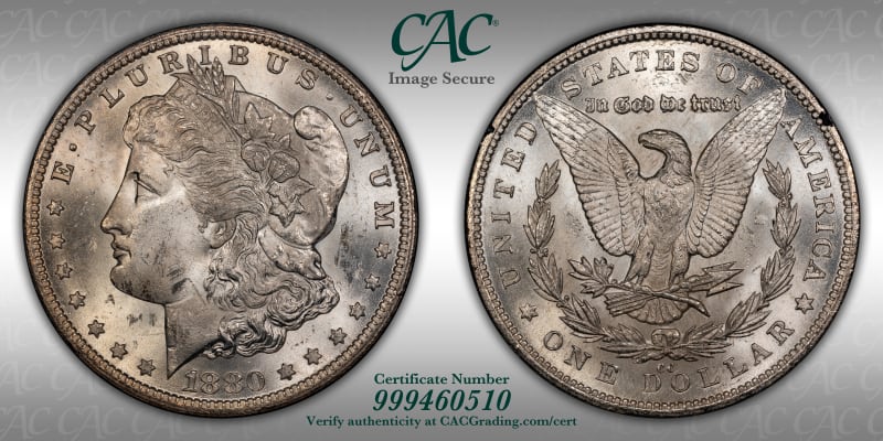 CAC Grading Coin Image Secure