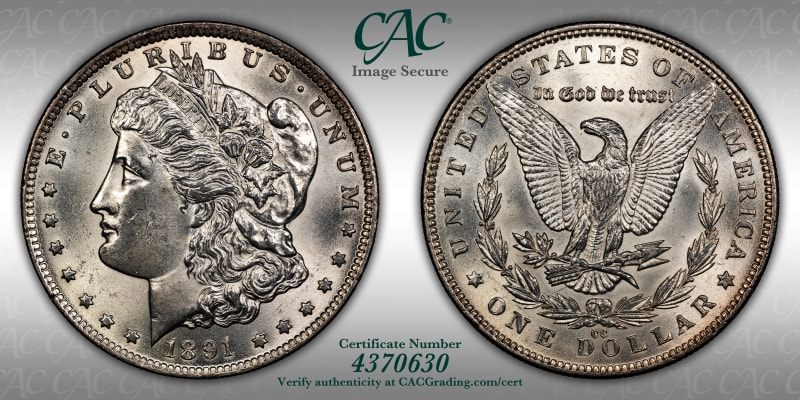 CAC Grading Coin Image Secure