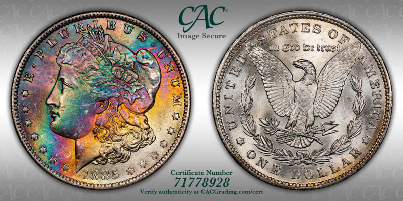 CAC Grading Coin Image Secure