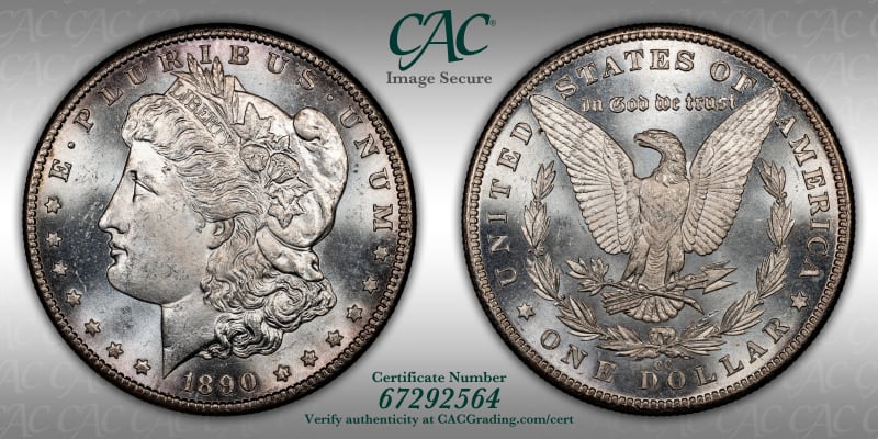 CAC Grading Coin Image Secure