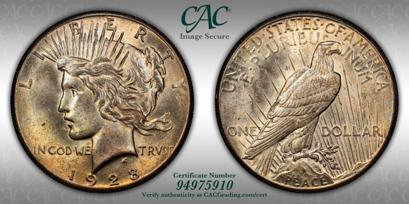 CAC Grading Coin Image Secure