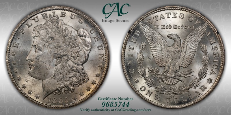 CAC Grading Coin Image Secure