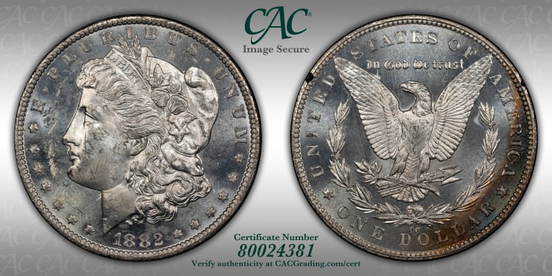 CAC Grading Coin Image Secure