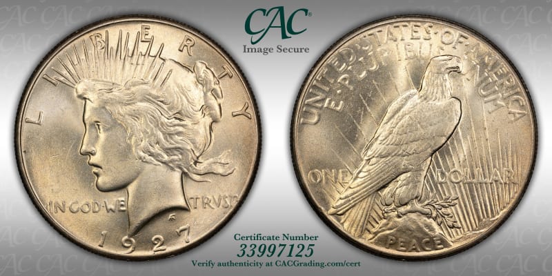 CAC Grading Coin Image Secure