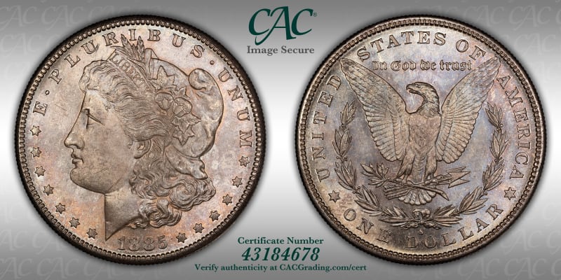 CAC Grading Coin Image Secure