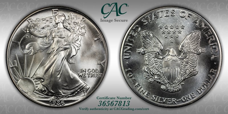 CAC Grading Coin Image Secure