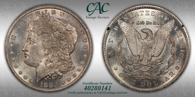 CAC Grading Coin Image Secure