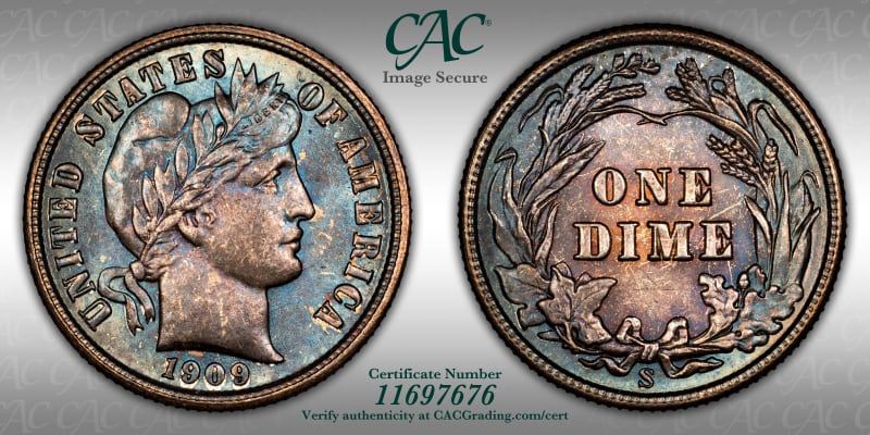 CAC Grading Coin Image Secure