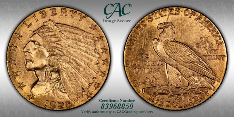 CAC Grading Coin Image Secure