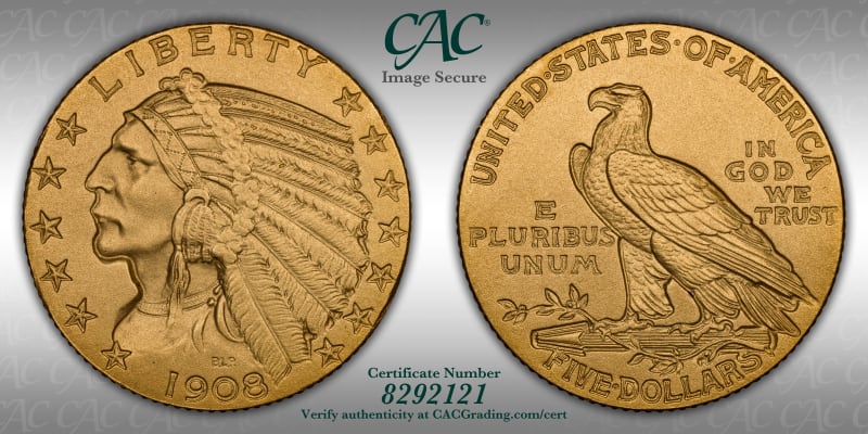 CAC Grading Coin Image Secure