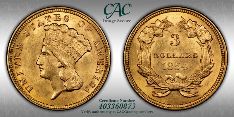 CAC Grading Coin Image Secure
