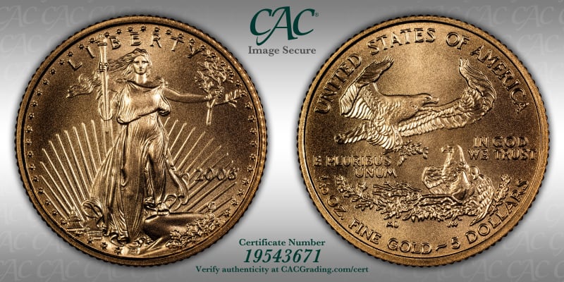 CAC Grading Coin Image Secure