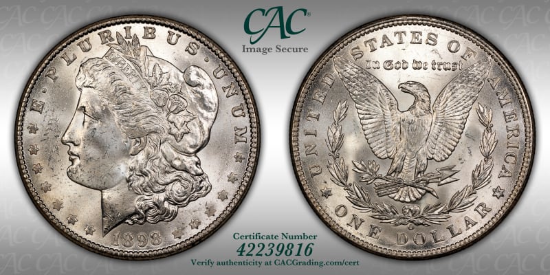 CAC Grading Coin Image Secure