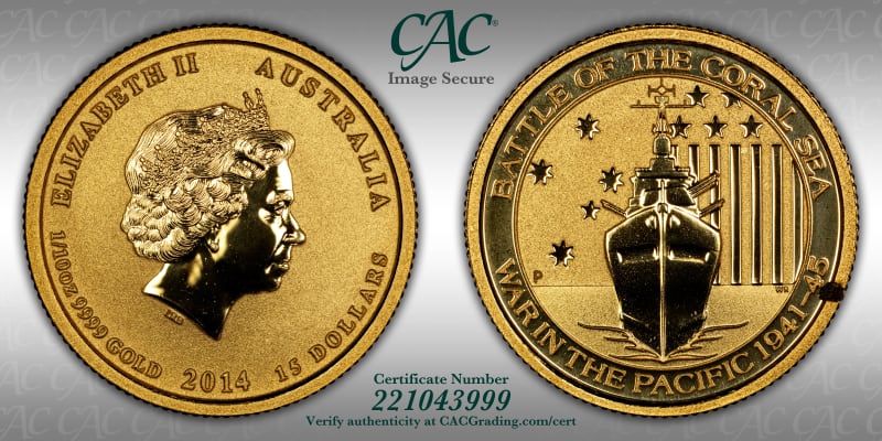 CAC Grading Coin Image Secure