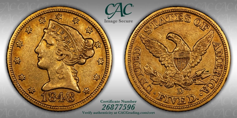CAC Grading Coin Image Secure