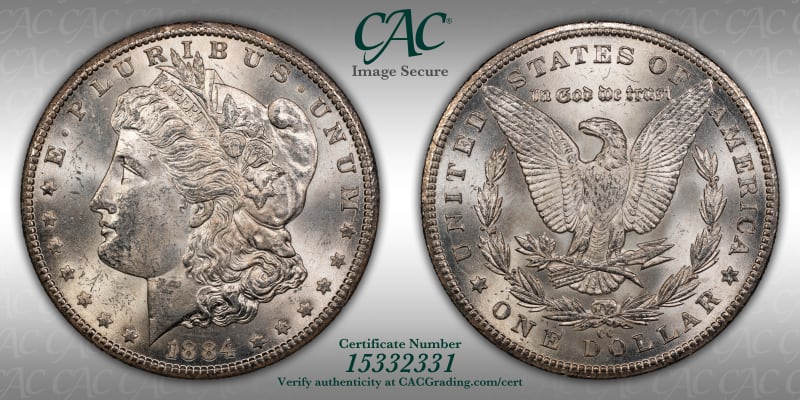 CAC Grading Coin Image Secure