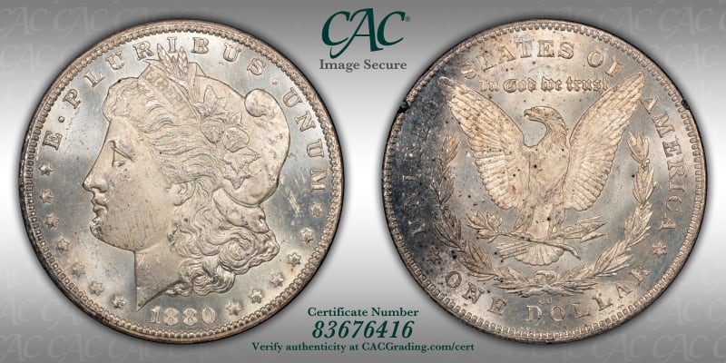 CAC Grading Coin Image Secure
