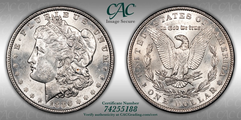 CAC Grading Coin Image Secure