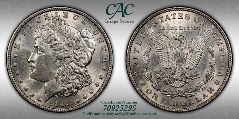 CAC Grading Coin Image Secure