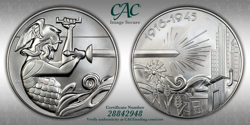 CAC Grading Coin Image Secure