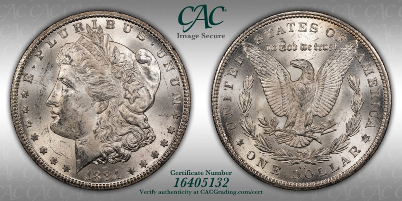CAC Grading Coin Image Secure