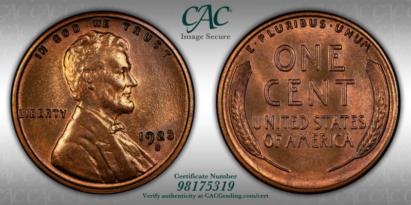 CAC Grading Coin Image Secure