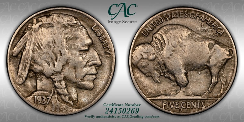 CAC Grading Coin Image Secure