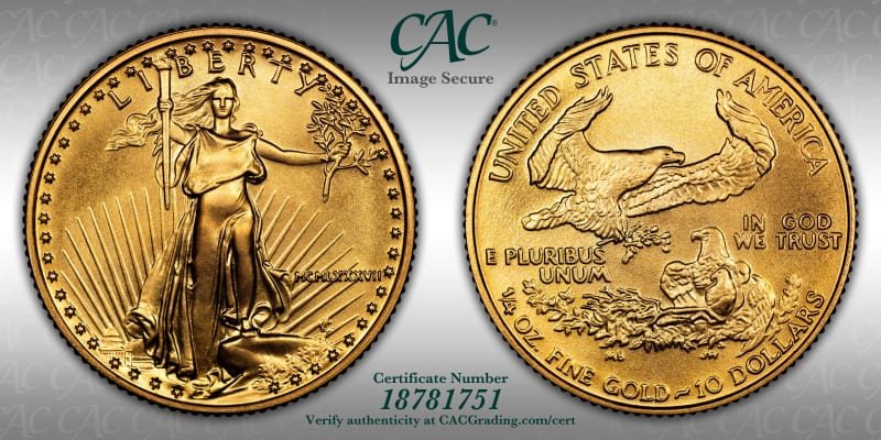 CAC Grading Coin Image Secure