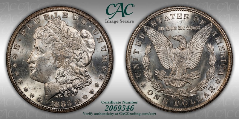 CAC Grading Coin Image Secure