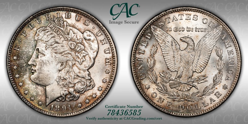 CAC Grading Coin Image Secure