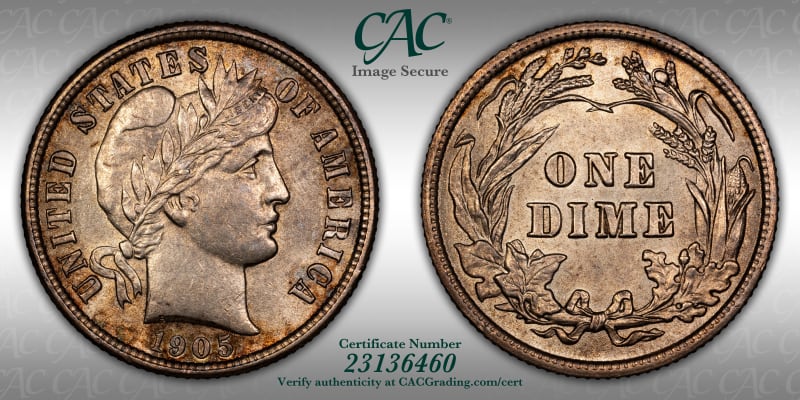CAC Grading Coin Image Secure