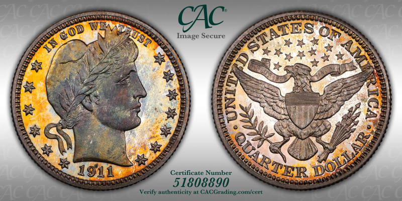 CAC Grading Coin Image Secure