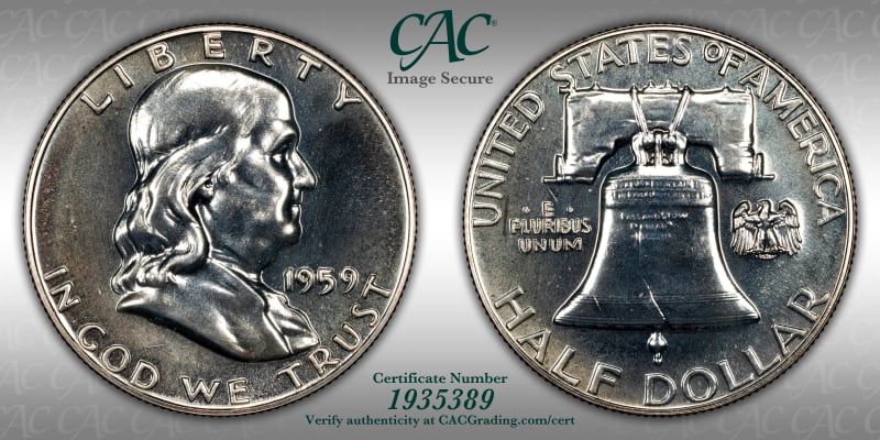 CAC Grading Coin Image Secure